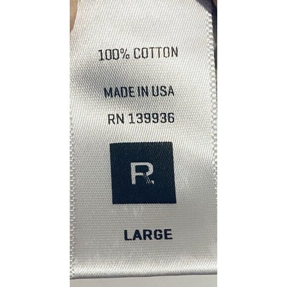 Richer Poorer Top Womens Large Ivory Space Dye Scoop Neck Short Sleeve Cotton - Picture 5 of 7